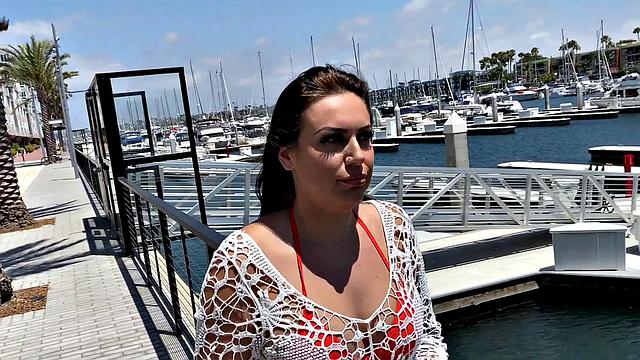 Tori gives a mouth massage