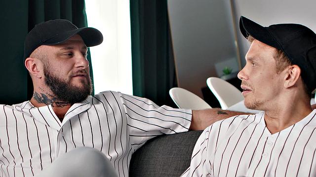 HETEROFLEXIBLE - Buddies Crush Daddy & Ethan Chase Argue About Who Has The Biggest Dick