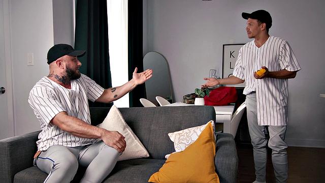 HETEROFLEXIBLE - Buddies Crush Daddy & Ethan Chase Argue About Who Has The Biggest Dick