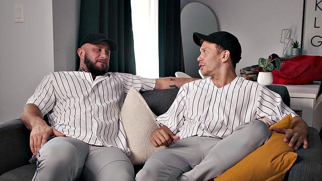 HETEROFLEXIBLE - Buddies Crush Daddy & Ethan Chase Argue About Who Has The Biggest Dick