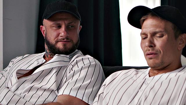HETEROFLEXIBLE - Buddies Crush Daddy & Ethan Chase Argue About Who Has The Biggest Dick