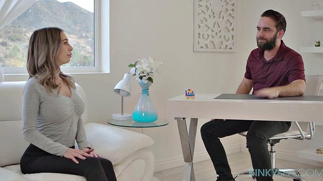 Big tit Kat Dior wins a full service massage at the Kinky Spa