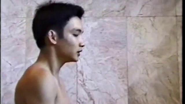 Asian Boys Shower Fun