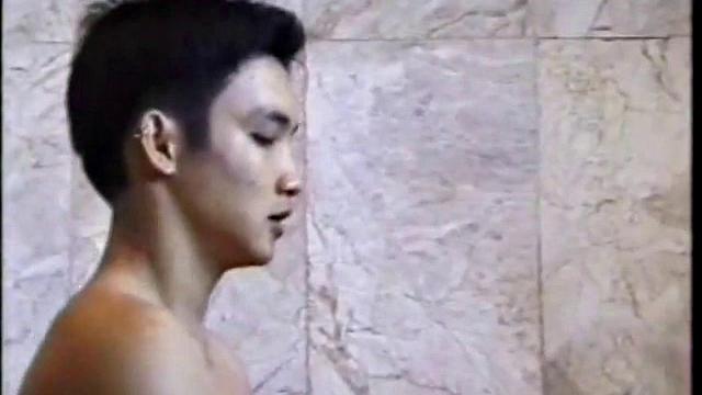 Asian Boys Shower Fun