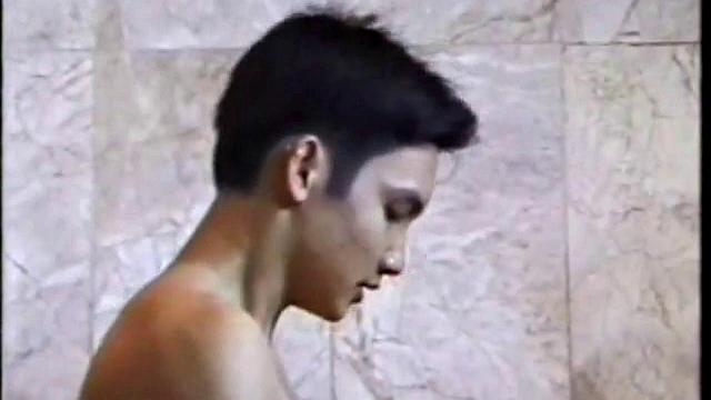 Asian Boys Shower Fun