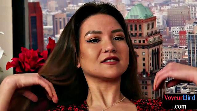 Greedy voyeur enjoys BBC job