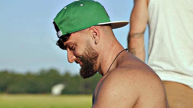 Bearded Beach Bro Shows His Big Skills - RagingStallion