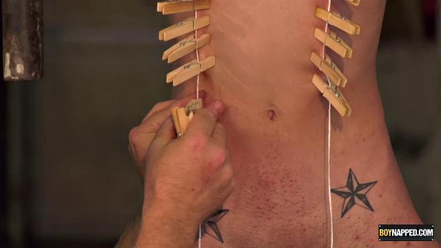 Jesse Evans bends over for Sebastian Kane and learns why you never skip gay training day