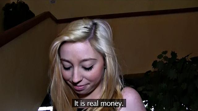 Innocent Teen Bends Over for Money