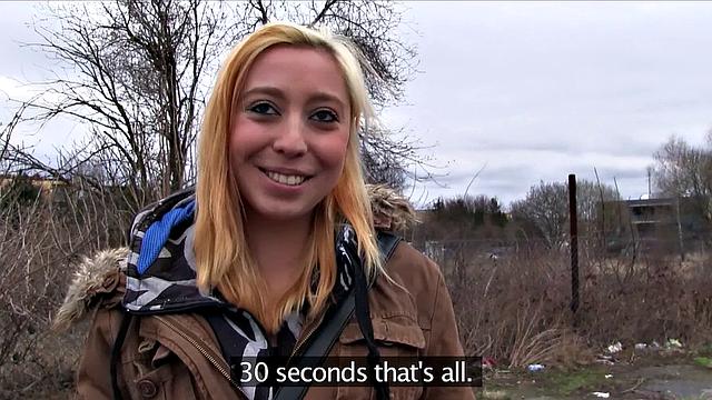 Innocent Teen Bends Over for Money