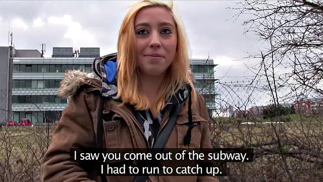 Innocent Teen Bends Over for Money