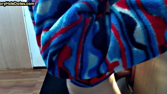 Home gaydaddy sucks gloryhole cock deep with his throat