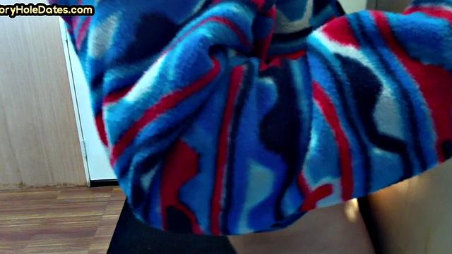 Home gaydaddy sucks gloryhole cock deep with his throat