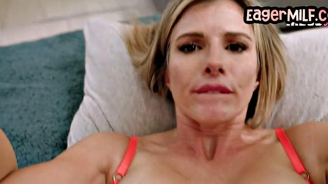 Greedy anal MILF in sexy lingerie POV fucked