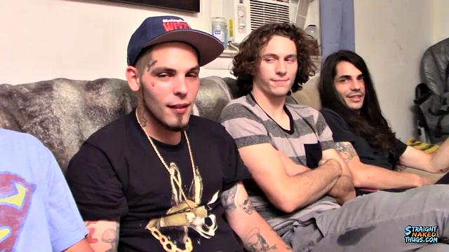Four Straight Dudes Jerk Off - Devin Reynolds, Dean Inja, Nolan & Drac