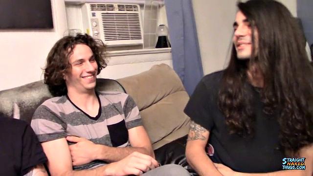 Four Straight Dudes Jerk Off - Devin Reynolds, Dean Inja, Nolan & Drac