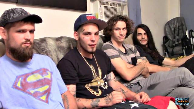 Four Straight Dudes Jerk Off - Devin Reynolds, Dean Inja, Nolan & Drac