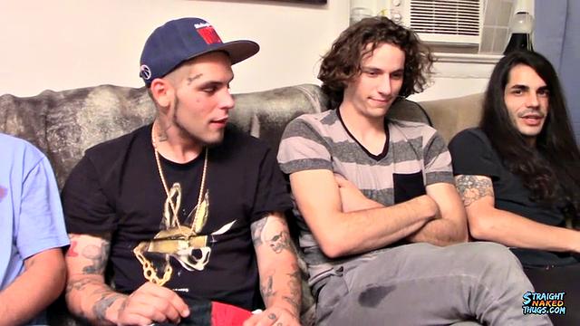 Four Straight Dudes Jerk Off - Devin Reynolds, Dean Inja, Nolan & Drac