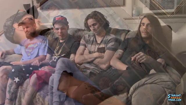 Four Straight Dudes Jerk Off - Devin Reynolds, Dean Inja, Nolan & Drac