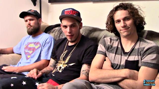 Four Straight Dudes Jerk Off - Devin Reynolds, Dean Inja, Nolan & Drac
