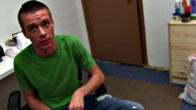 Str8 college stud nailed for frat in dorm of voyeurs