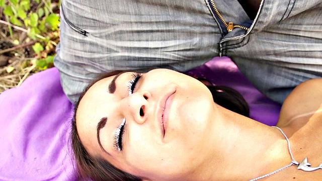 Lucie Has a Deep Hot Fuck in the Woods