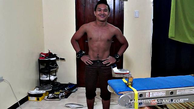 This gay-4-pay Asian tickle boy has about the most perfect body I've ever seen on an Asian twink.