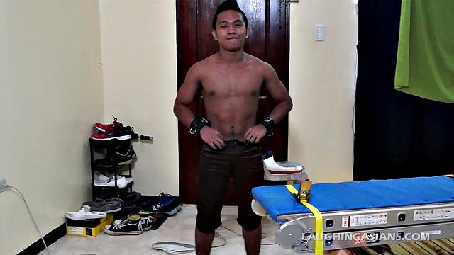 This gay-4-pay Asian tickle boy has about the most perfect body I've ever seen on an Asian twink.