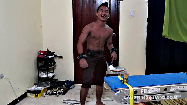 This gay-4-pay Asian tickle boy has about the most perfect body I've ever seen on an Asian twink.