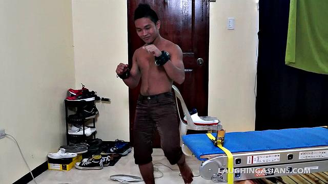 This gay-4-pay Asian tickle boy has about the most perfect body I've ever seen on an Asian twink.