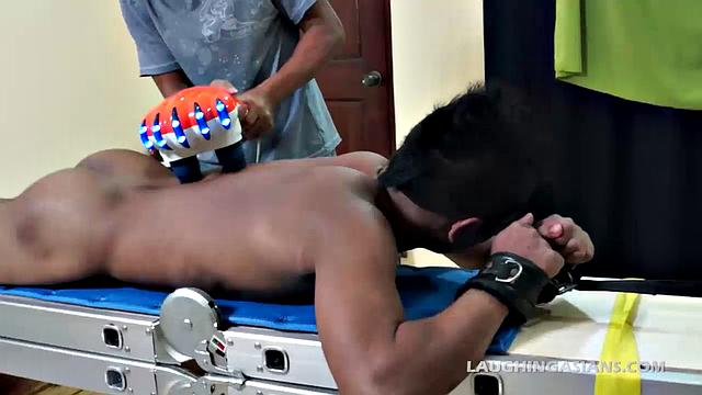 This gay-4-pay Asian tickle boy has about the most perfect body I've ever seen on an Asian twink.