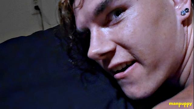 Twink in Bondage Gets Spanked Raw - Leo Blue,Richard Lennox
