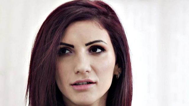 Kinky tattooed lesbians with big tits insert dildos up their pussies