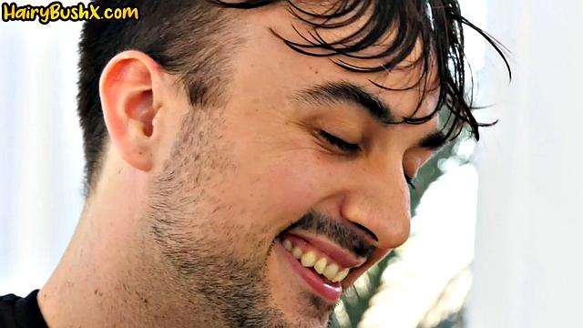 Hairy lingerie babe doggystyled in threesome