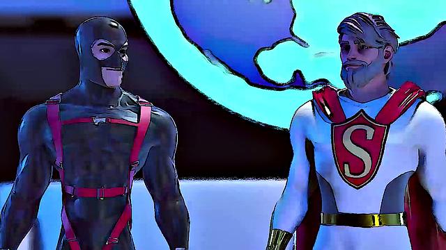 Sodomy Squad - Gay Superhero Battle Fucks Evil Stepbrother To Save City