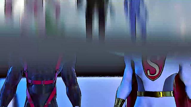 Sodomy Squad - Gay Superhero Battle Fucks Evil Stepbrother To Save City