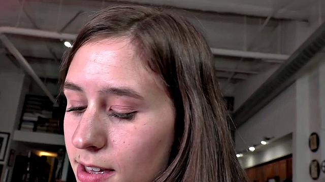 21yo real GF talks dirty and gets paid for POV action