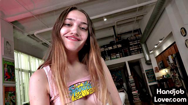 Hairy sweet bae enjoys pussyjerking