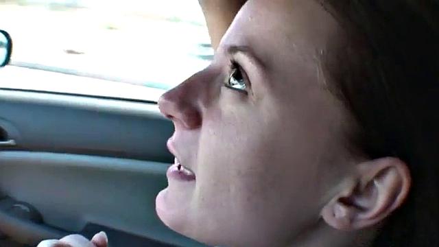 A hot brunette babe get nailed in the dark while being filmed with night vision cam