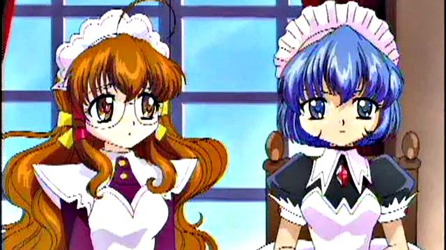 Sexy anime maid fucking her boss