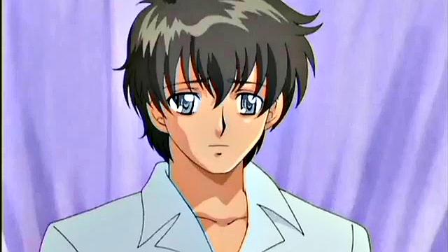 Sexy anime maid fucking her boss