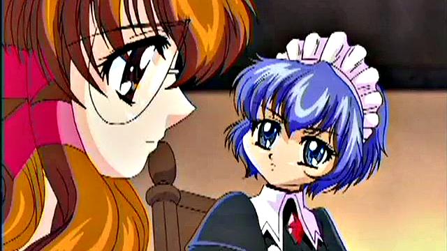 Sexy anime maid fucking her boss