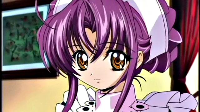 Sexy anime maid fucking her boss