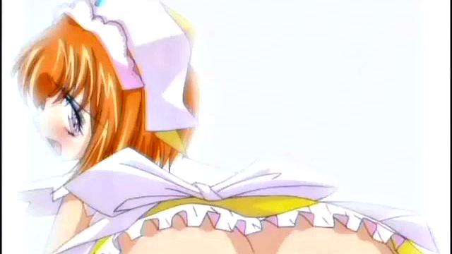 Sexy anime maid fucking her boss