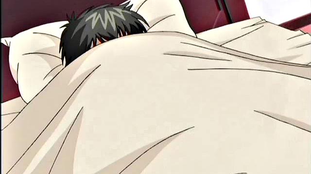 Sexy anime maid fucking her boss