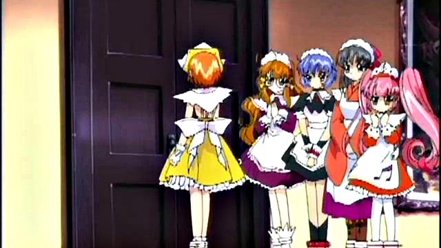 Sexy anime maid fucking her boss