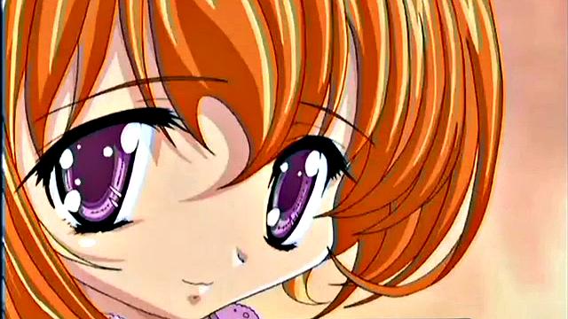 аниме-горничная устроила боссу премию между простыней