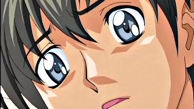 Sexy anime maid fucking her boss