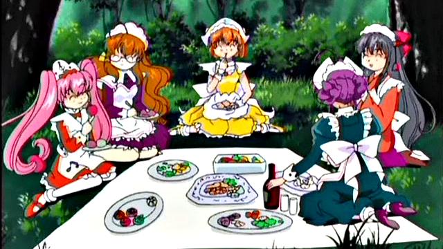 Sexy anime maid fucking her boss