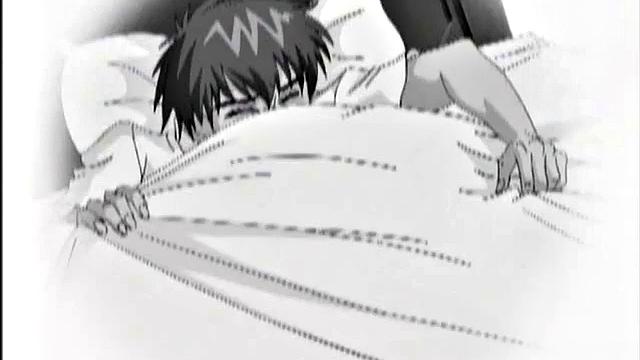 Sexy anime maid fucking her boss